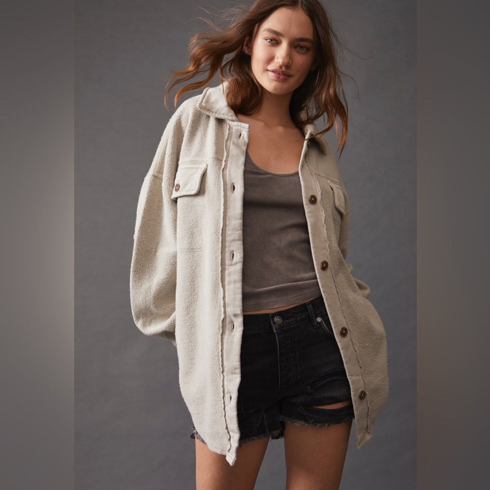 Free People Ruby Jacket in Stone